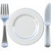 Fork And Knife With Plate